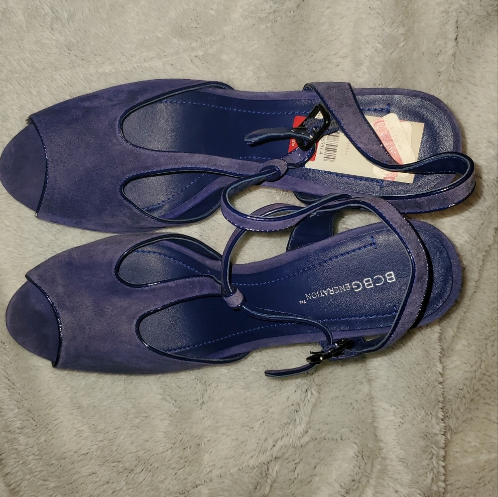 BCBGeneration Royal Violet Patrick Platforms